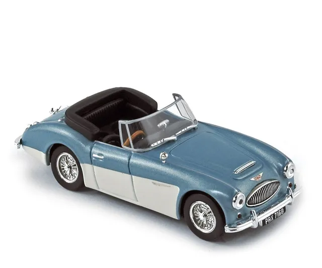 norev-austin-healey-3000-mk3-1964-blu-metallizzato-avorio-1-43 image 1