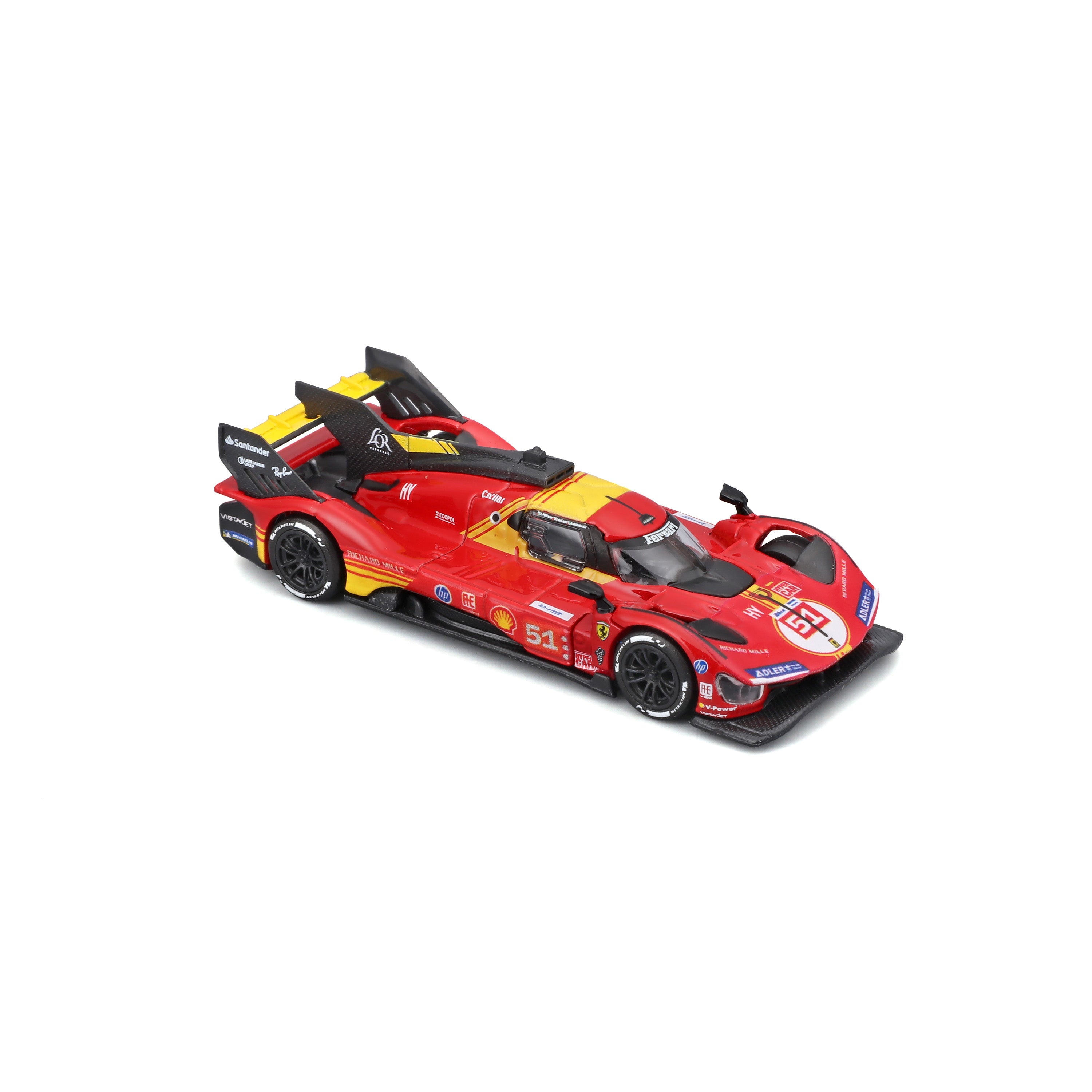 bburago-ferrari-499p-51-1-64-2024-modellino-die-cast-con-teca image 7