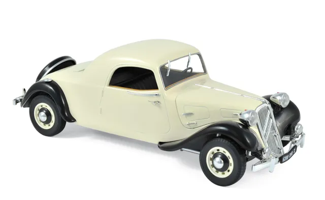 norev-citro-n-traction-avant-coup-11-b-1939-crema-e-nero-1-18-escluweb-100-pezzi image 1