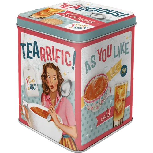 nostalgic-art-tealicious-tearrific-scatola-da-t-in-metallo-100-g image 1