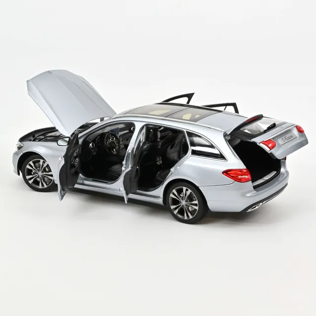 norev-mercedes-benz-classe-c-station-wagon-2014-modellino-1-18-argento image 1