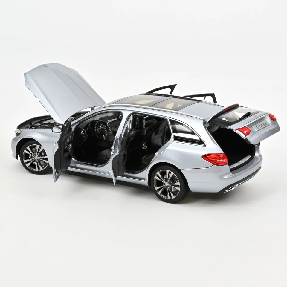 norev-mercedes-benz-classe-c-station-wagon-2014-modellino-1-18-argento image 1