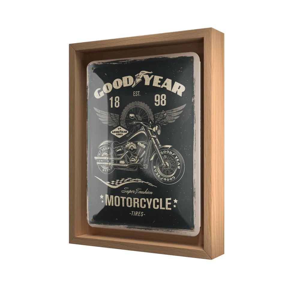 nostalgic-art-goodyear-motorcycle-n-frame-s-edition-18-5x24-cm image 1