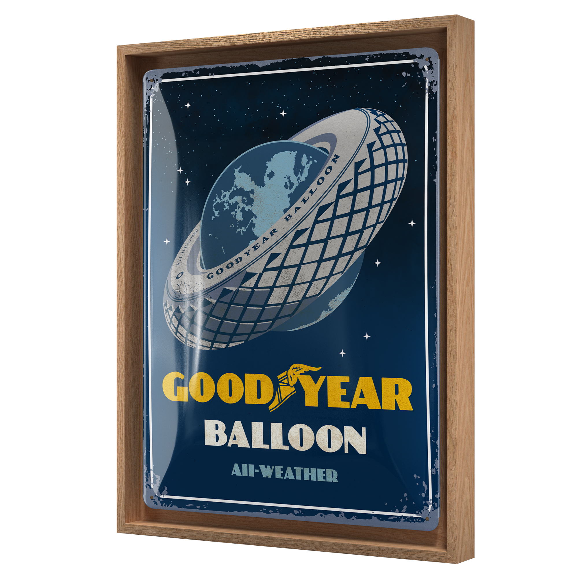 nostalgic-art-goodyear-balloon-tire-special-edition-cornice-n-frame-l-33-5x44-cm image 1