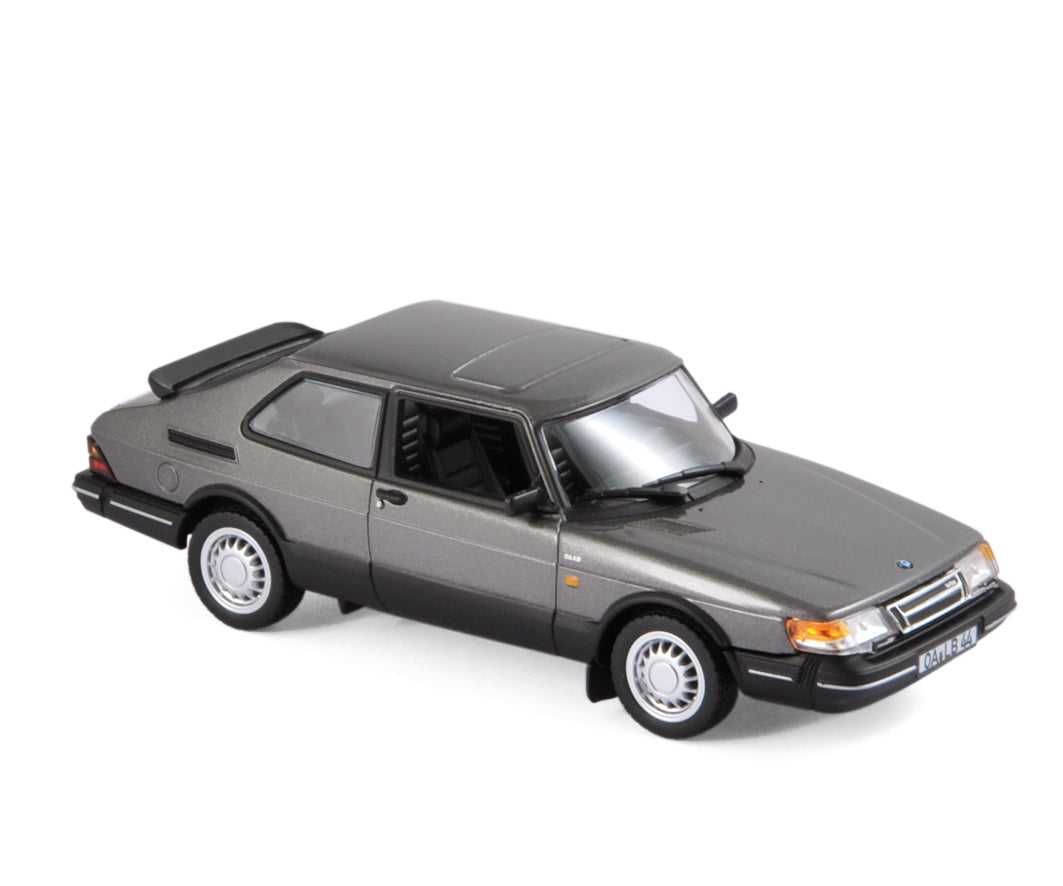 norev-saab-900-turbo-16-coup-1991-grigio-metallizzato-1-43 image 1