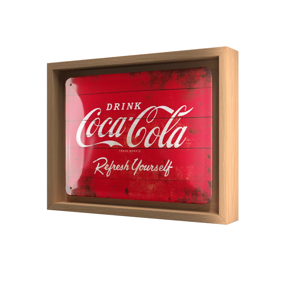 nostalgic-art-coca-cola-logo-red-refresh-yourself-cornice-n-frame-s-edition-18-5 image 1