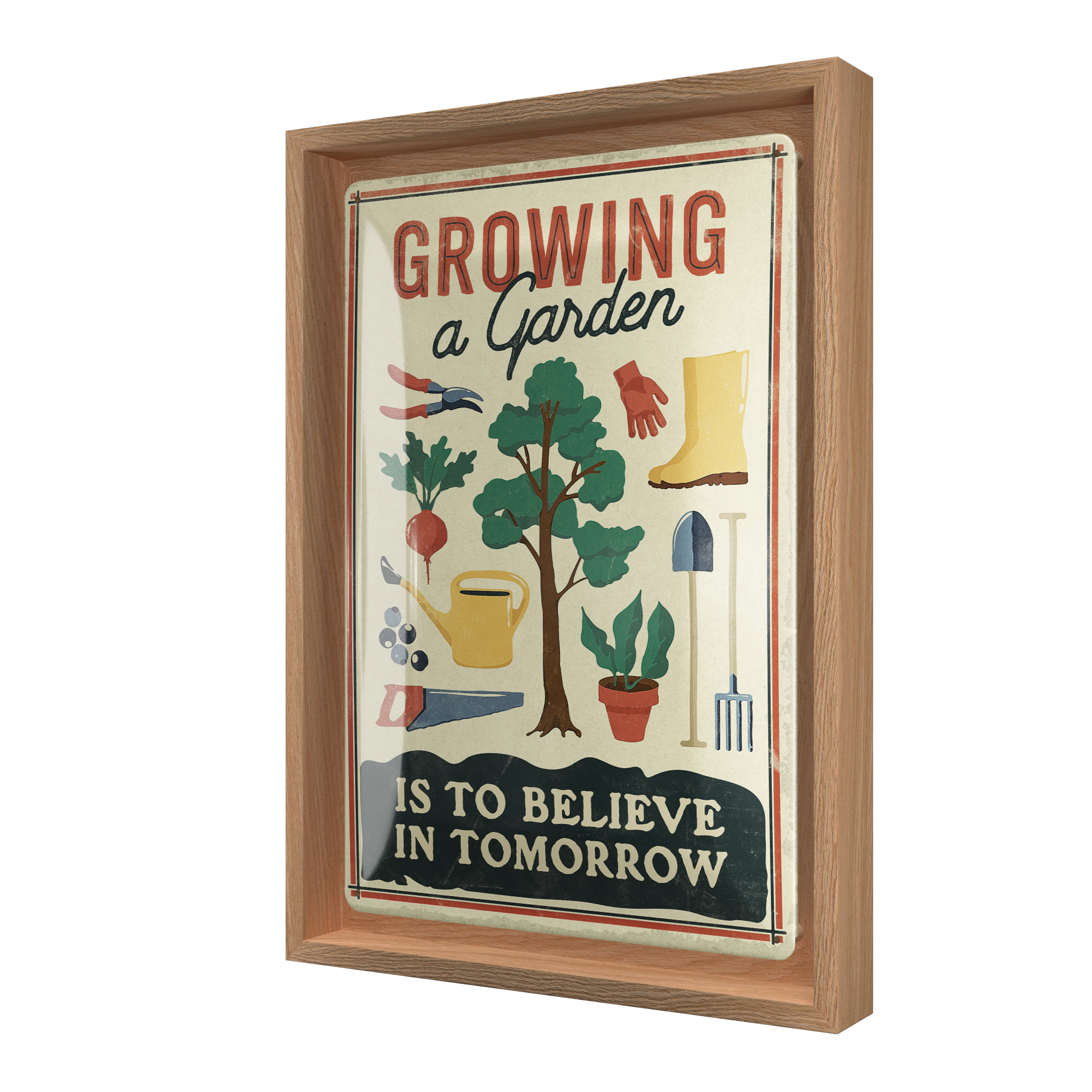nostalgic-art-growing-a-garden-n-frame-m-edition-24x33-5-cm image 1