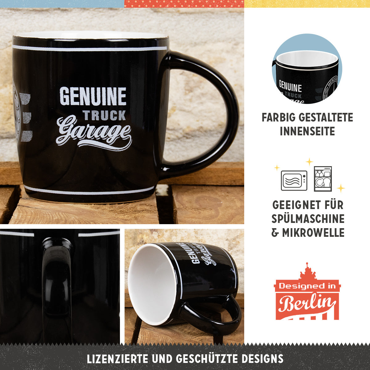 nostalgic-art-daimler-truck-garage-tazza-in-ceramica-330-ml image 3