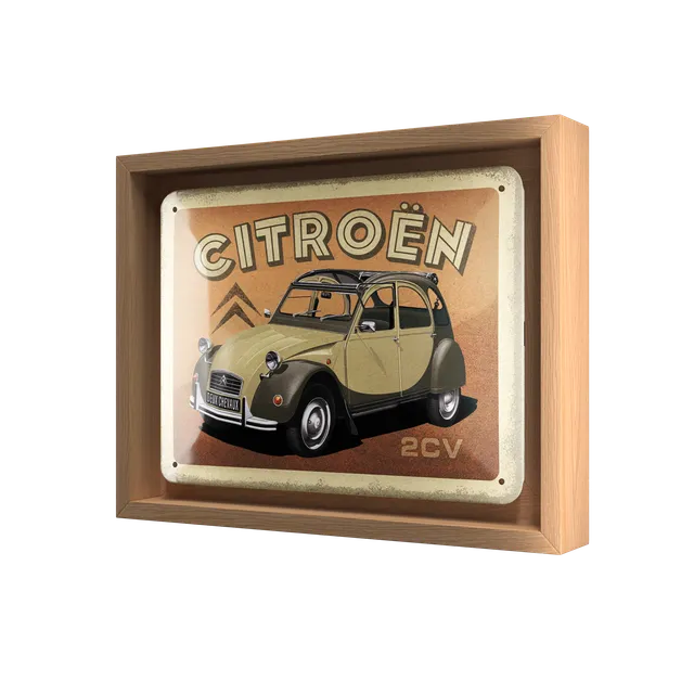 nostalgic-art-citroen-2cv-n-frame-s-edition-18-5x24-cm image 1