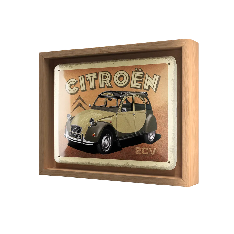 nostalgic-art-citroen-2cv-n-frame-s-edition-18-5x24-cm image 1