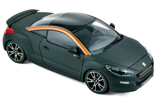 norev-peugeot-rcz-r-concept-2012-paris-modellino-1-18-nero-opaco-rame image 1