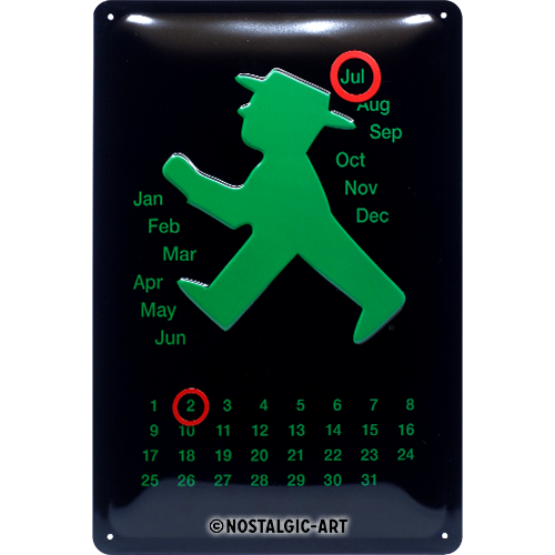 nostalgic-art-ampelmann-verde-targa-in-metallo-20x30-cm-2 image 1
