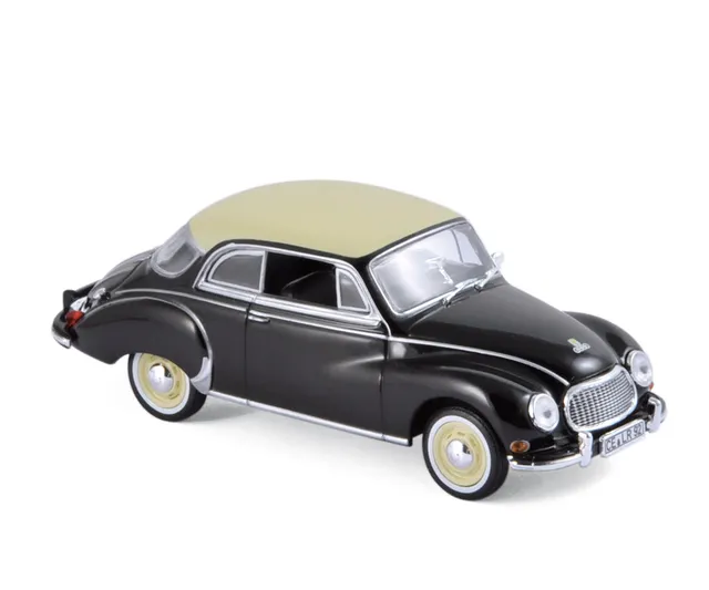 norev-dkw-3-6-coup-1958-modellino-auto-1-43-nero image 1