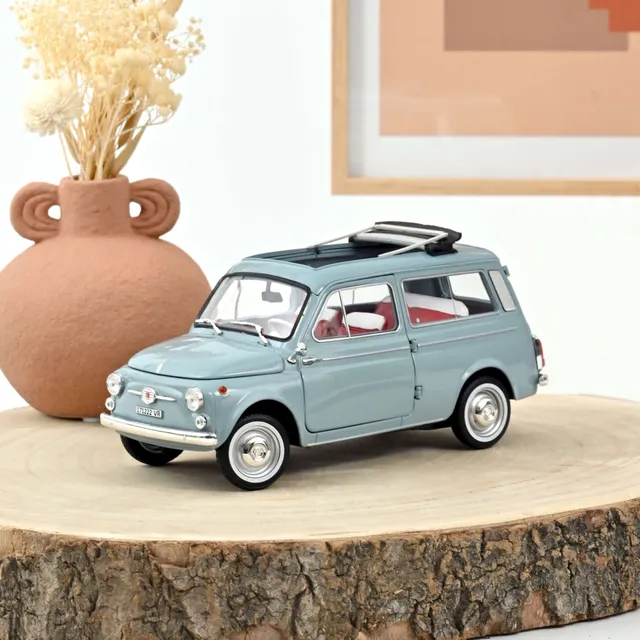 norev-fiat-500-giardiniera-1964-blu-cenere-modellino-1-18 image 1