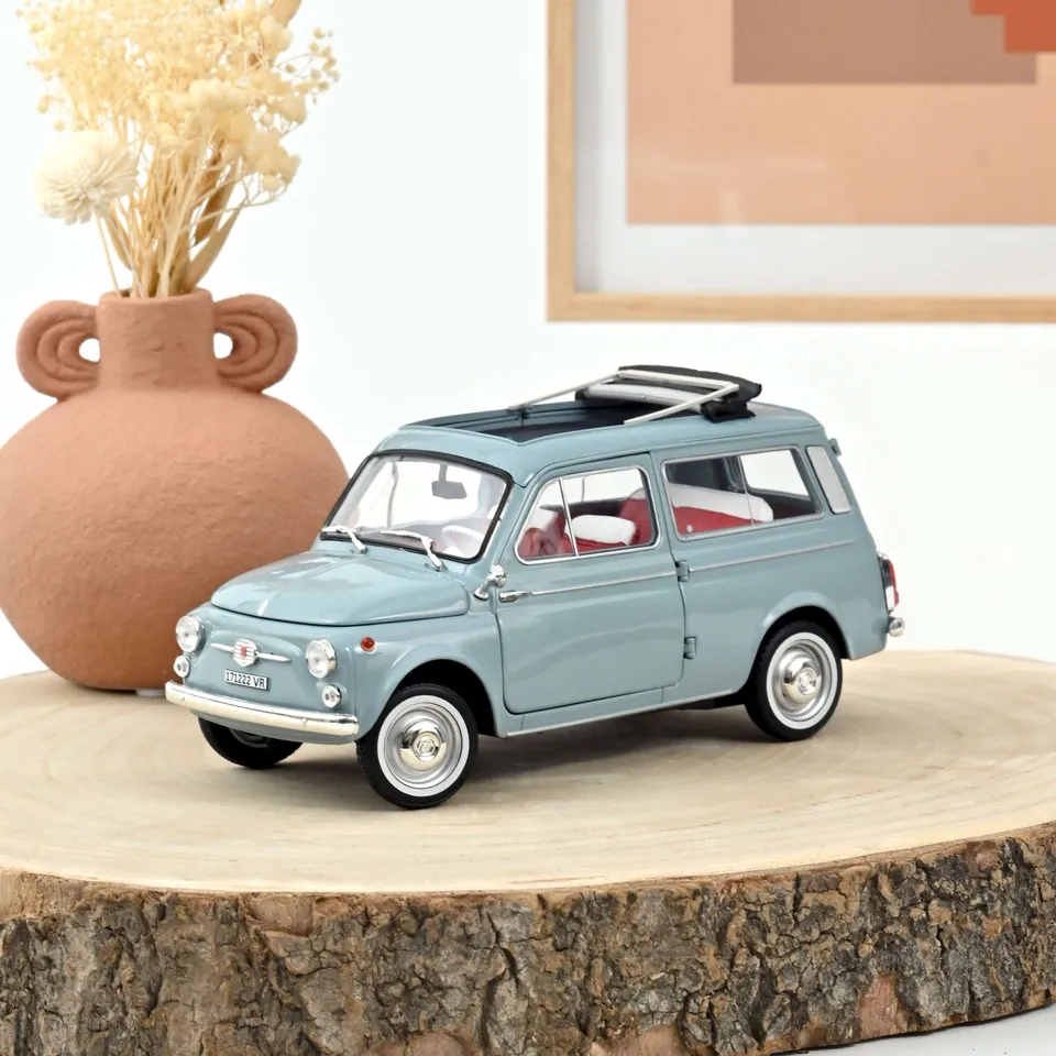 norev-fiat-500-giardiniera-1964-blu-cenere-modellino-1-18 image 1