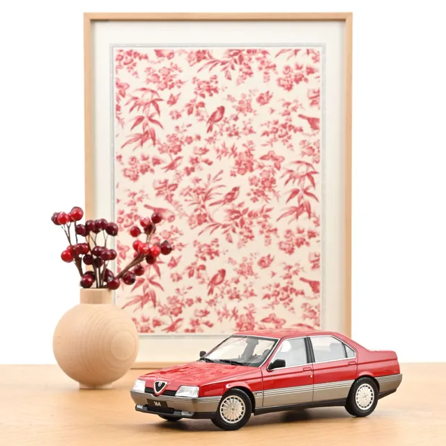 norev-alfa-romeo-164-1991-modellino-auto-1-18-rosso-alfa image 1