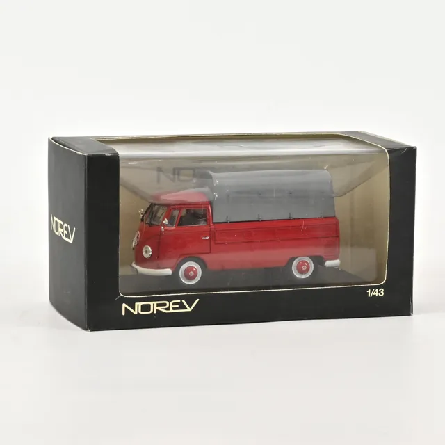 norev-vw-t1b-pick-up-1958-modellino-1-43-rosso image 1