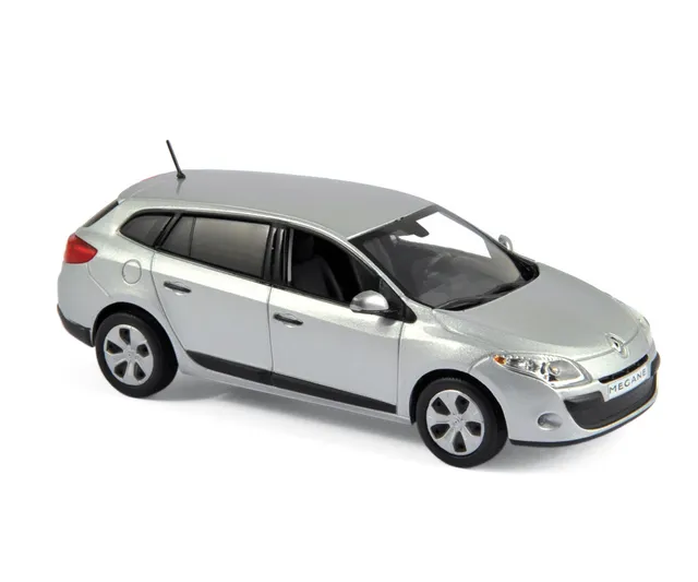 norev-renault-megane-sport-tourer-2010-platine-silver-modellino-auto-1-43 image 1