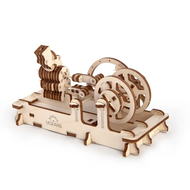 ugears-pneumatic-engine-motore-pneumatico-meccanico-in-legno image 1