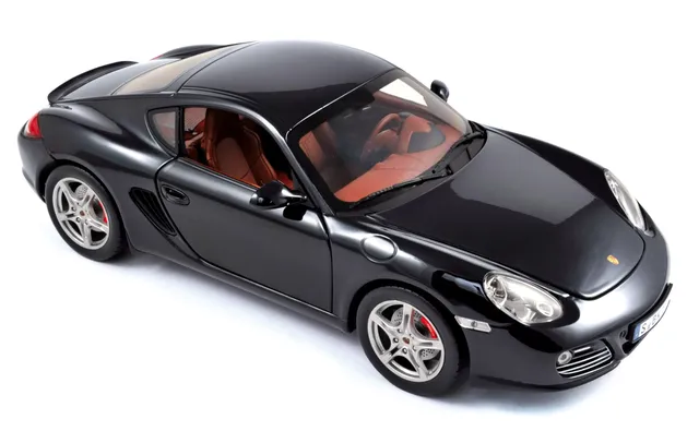 norev-porsche-cayman-2009-noir-m-tallis-1-18-modellino image 1