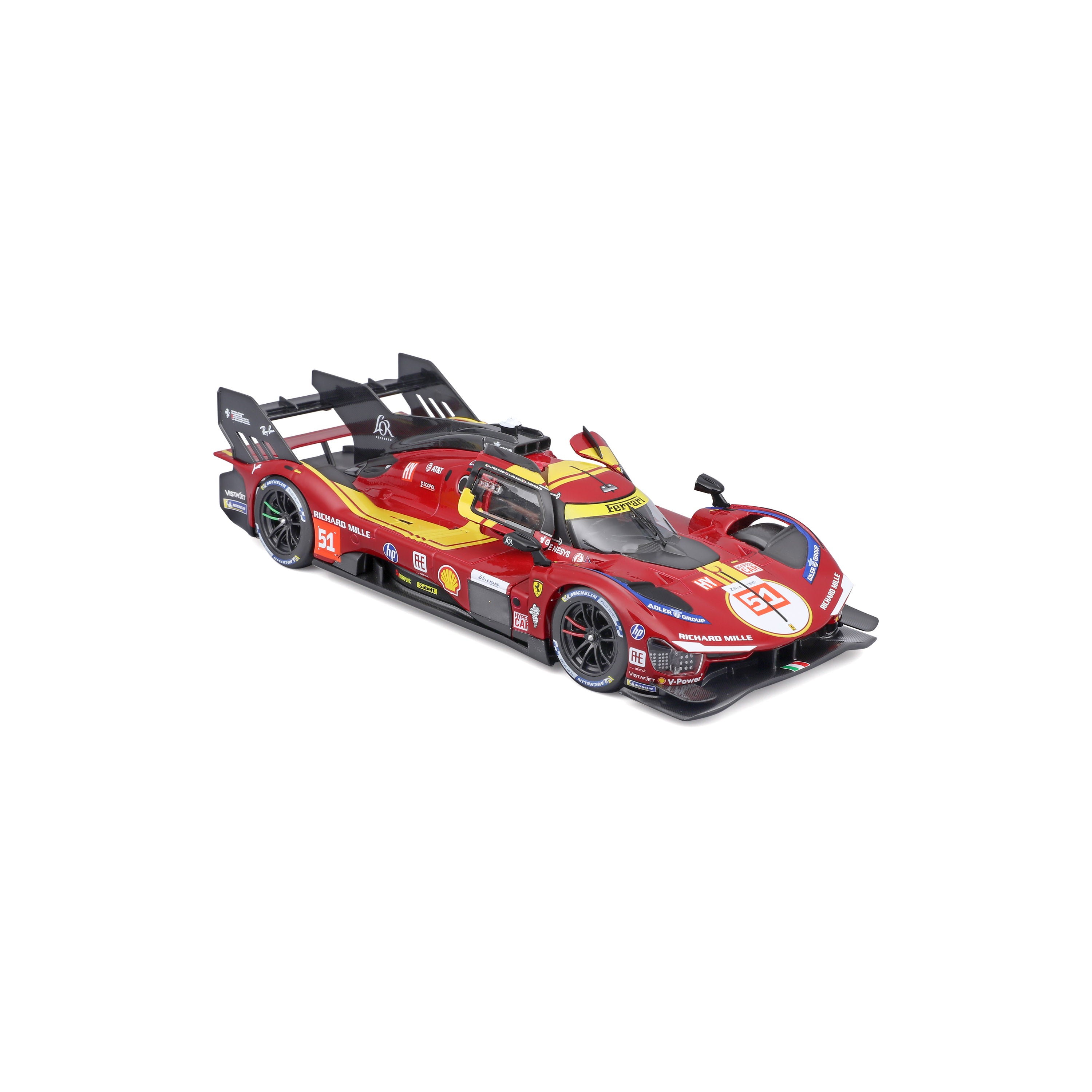 bburago-ferrari-499p-n-51-le-mans-2025-hypercar-1-24 image 6