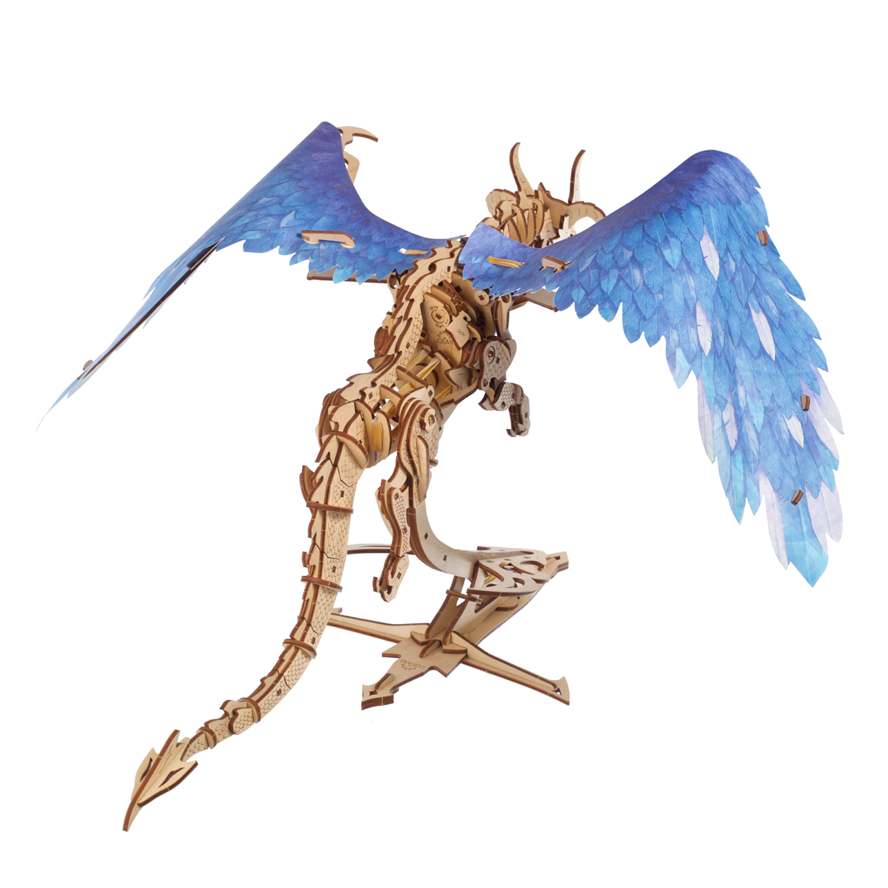 ugears-windstorm-dragon-drago-automa-meccanico-in-legno-3d image 3