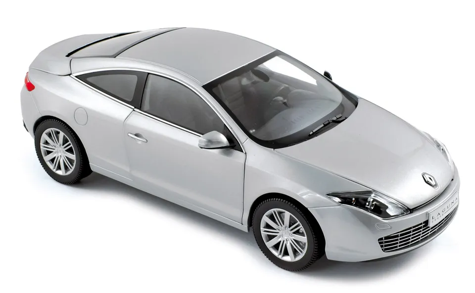 norev-renault-laguna-coup-2008-grigio-platino-1-18-modellino-auto image 1