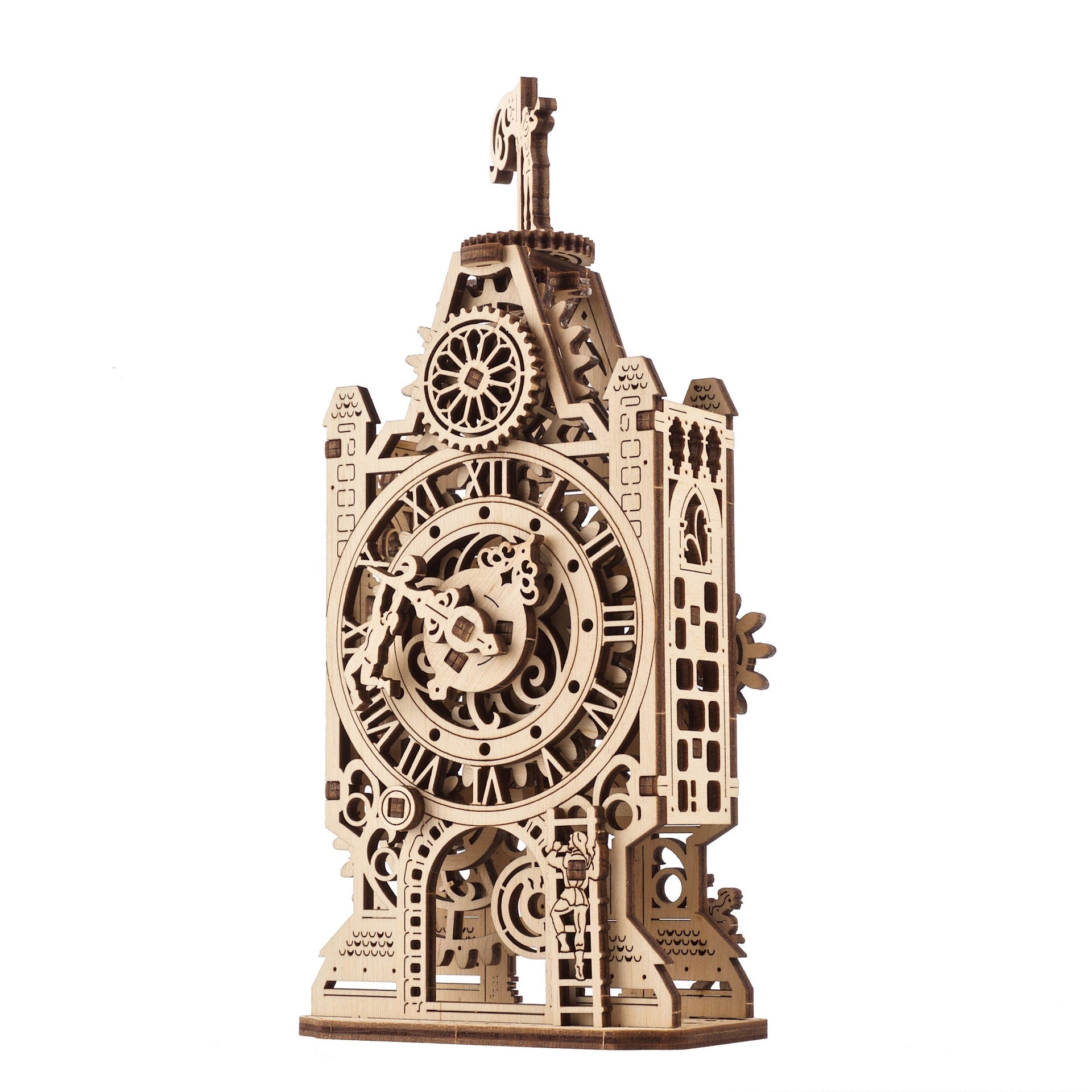 ugears-old-clock-tower-puzzle-3d-in-legno-meccanico image 3