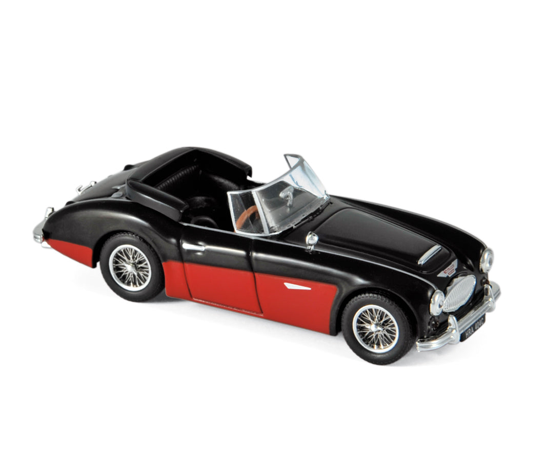 norev-austin-healey-3000-mk3-1964-nero-e-rosso-modellino-1-43 image 1