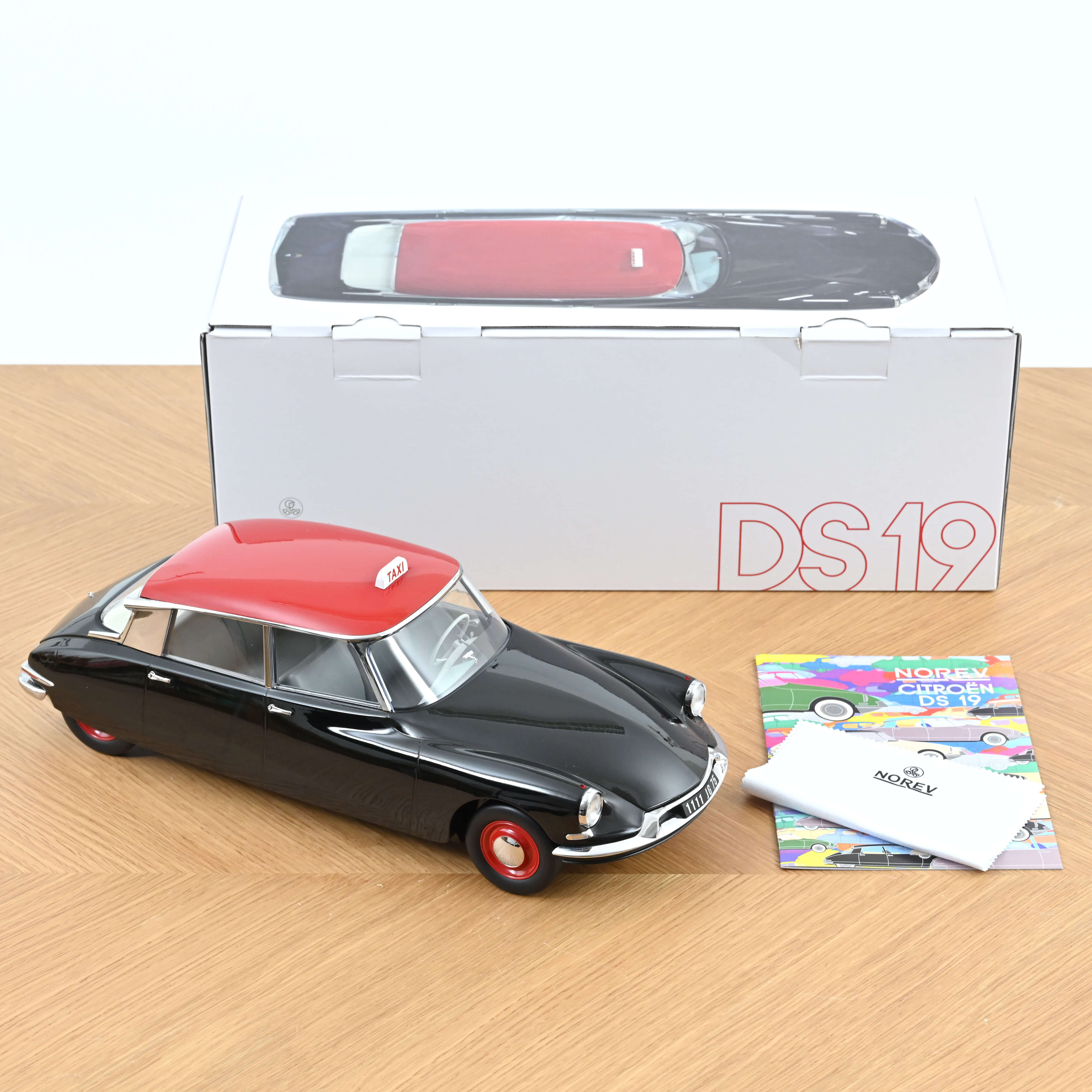 norev-citro-n-ds-19-1959-taxi-parisien-modellino-auto-1-12-150pcs image 6