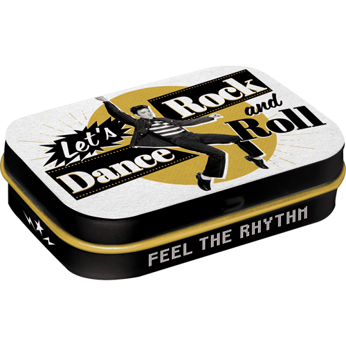 nostalgic-art-elvis-let-s-dance-rock-n-roll-scatola-tascabile-con-mentine image 1