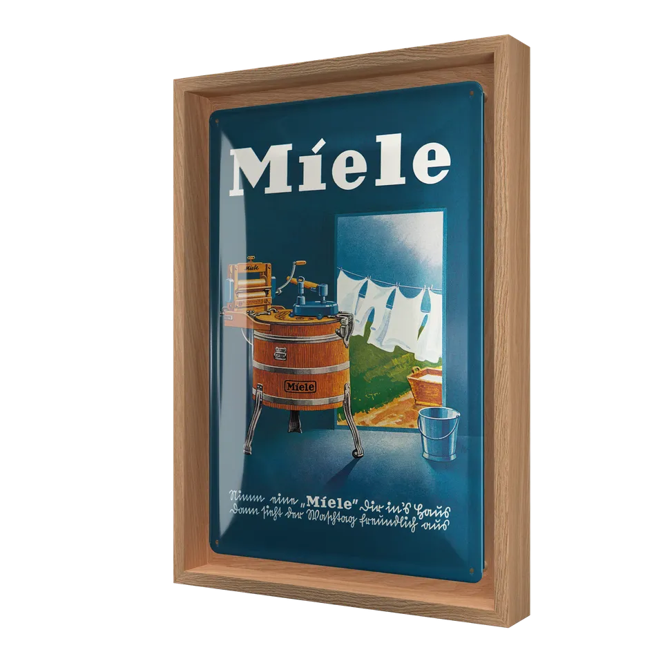 nostalgic-art-miele-waschbottich-n-frame-m-cornice-in-legno-massivo-con-sistema- image 1