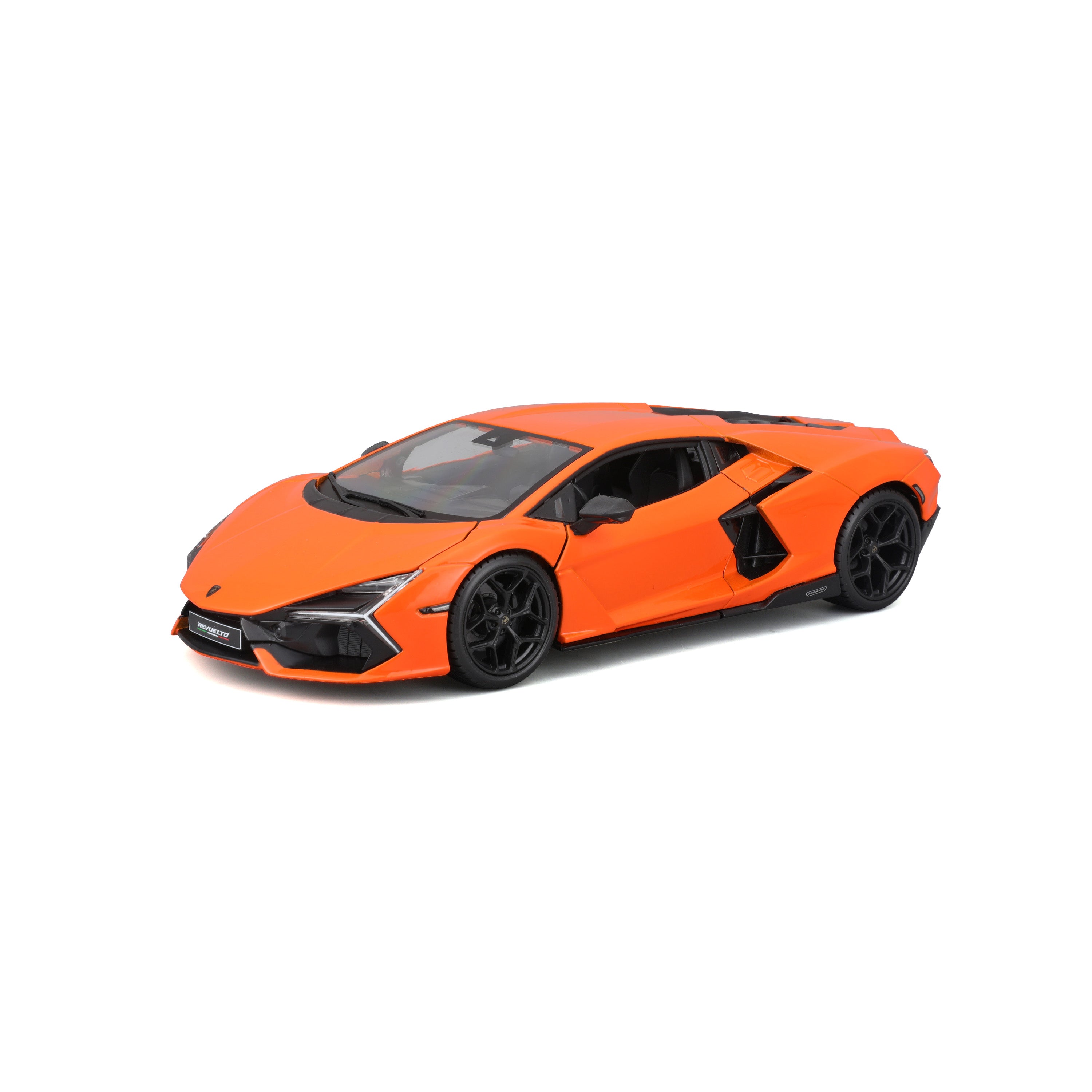 bburago-street-fire-lamborghini-revuelto-arancione-auto-sportiva-scala-1-24 image 1