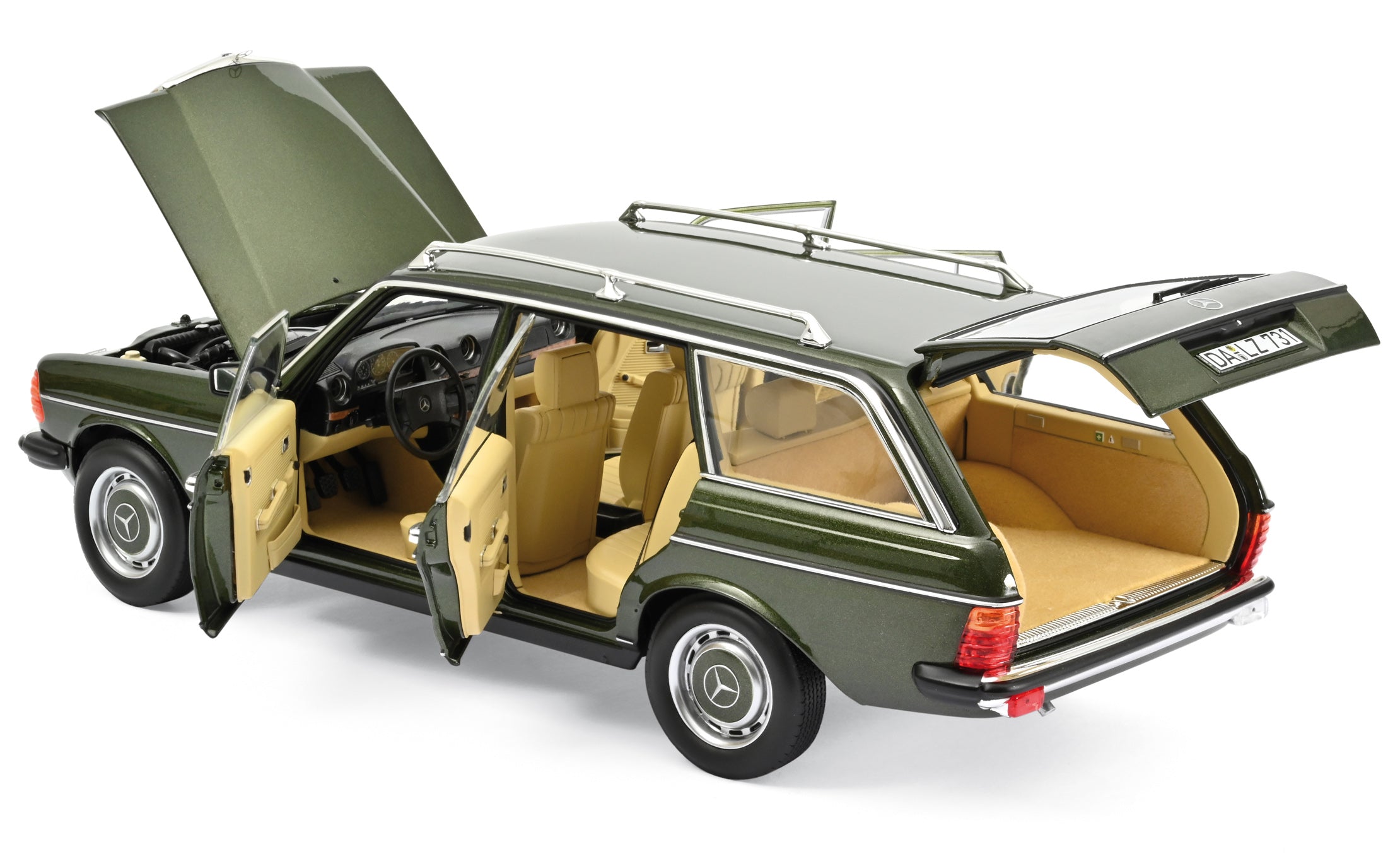 norev-mercedes-benz-200-t-1982-modellino-auto-1-18-verde-metallizzato image 2