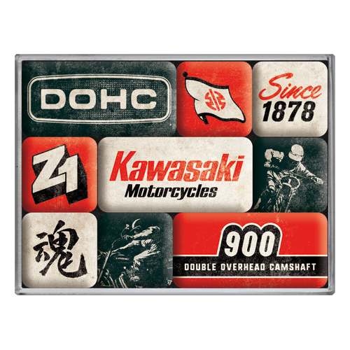 nostalgic-art-kawasaki-motorcycles-since-1878-set-magneti image 1