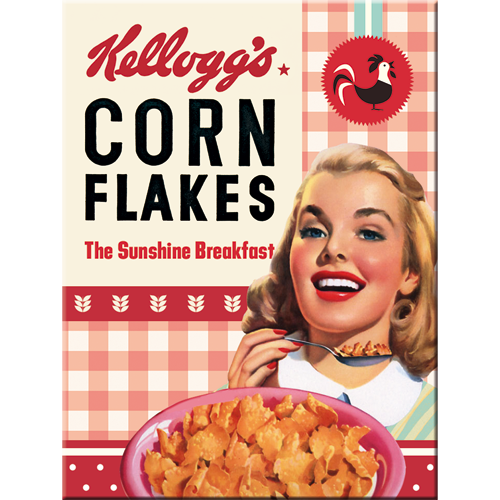 nostalgic-art-kellogg-s-girl-corn-flakes-collage-magnete-da-frigo-6x8-cm image 1