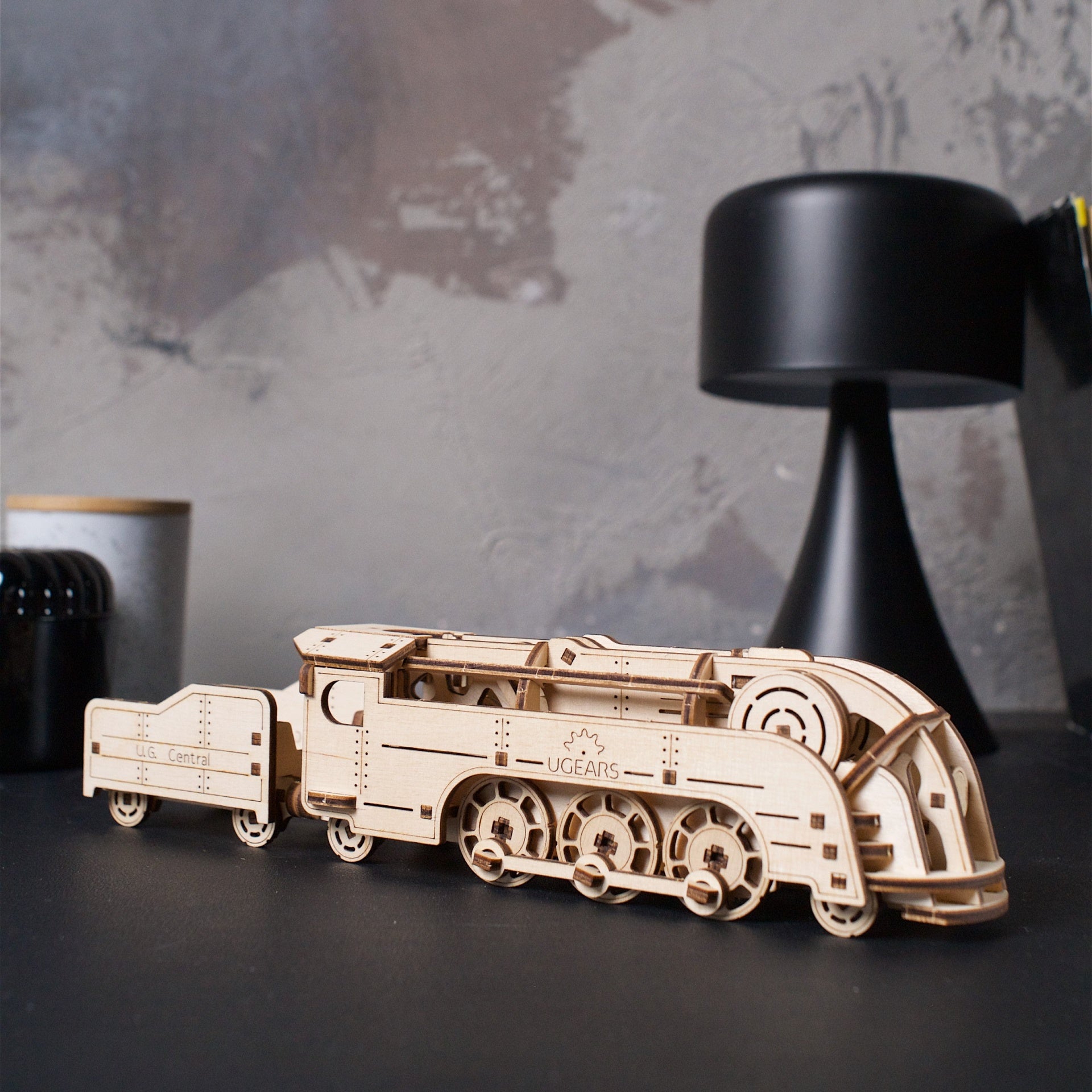 ugears-mini-locomotive-con-tender-trenino-meccanico-a-elastico-u-mini image 8