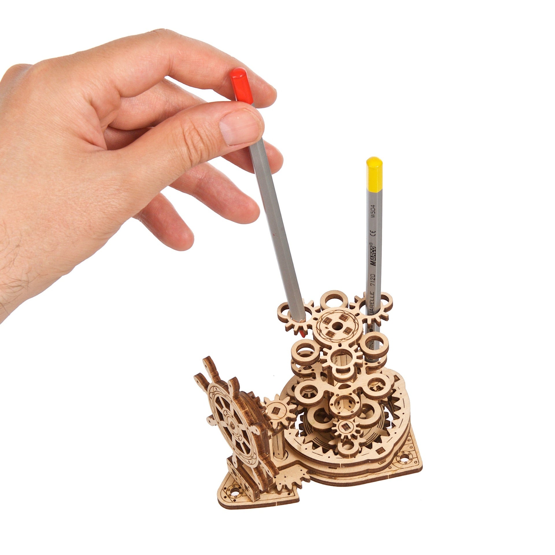 ugears-wheel-organizer-2-0-porta-penne-meccanico-in-legno-u-mini image 4