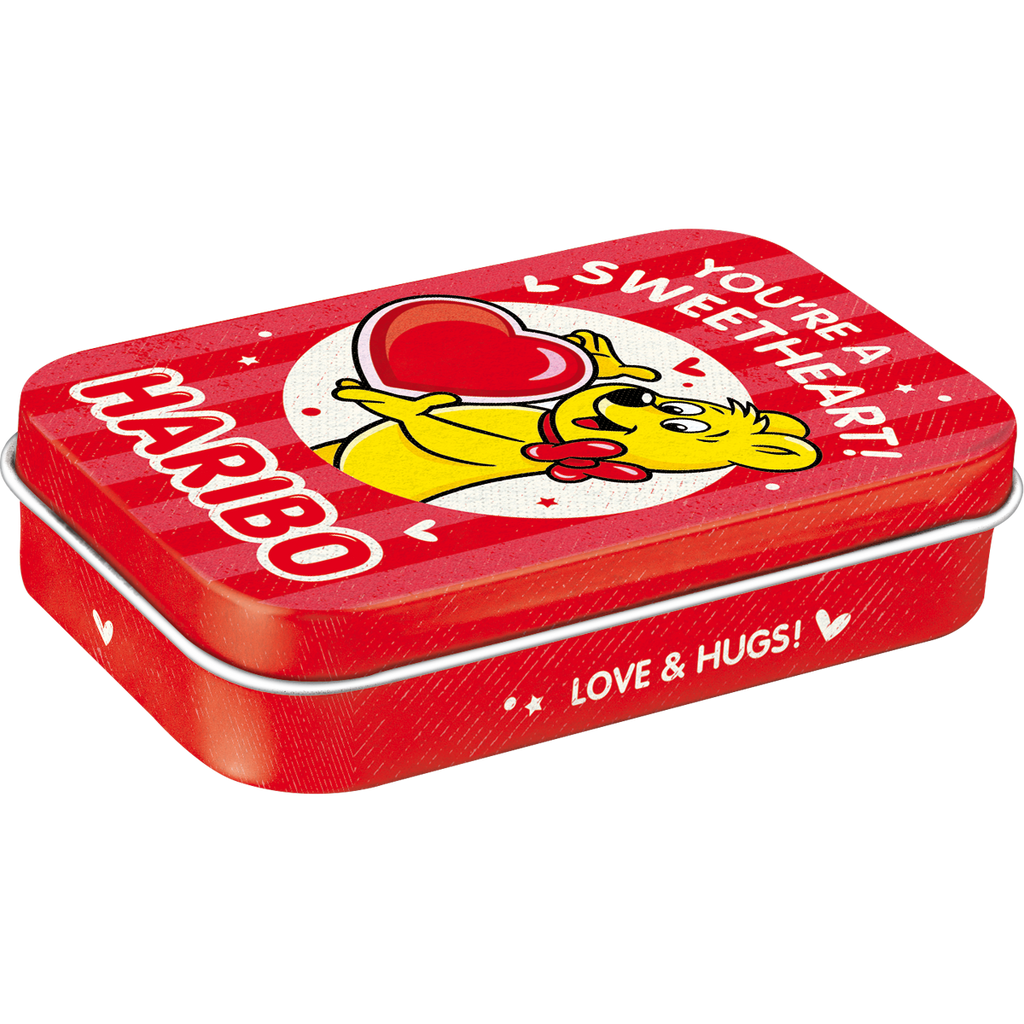 nostalgic-art-haribo-sweetheart-scatola-tascabile-in-metallo-6x9-5x2-cm image 1