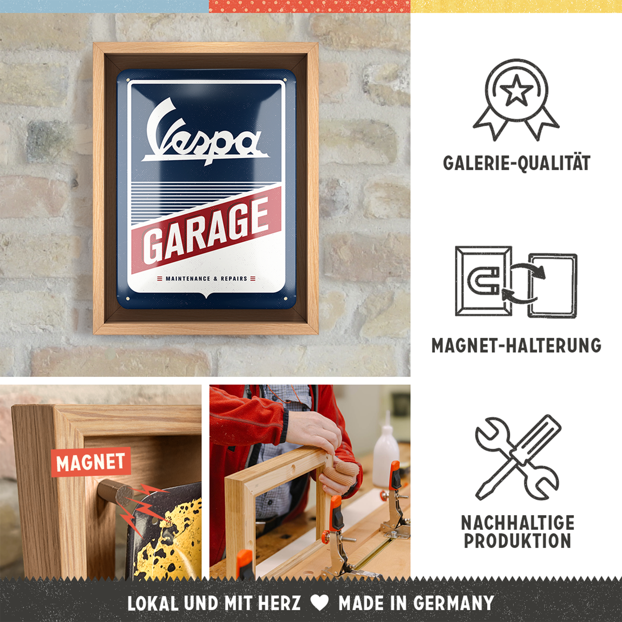 nostalgic-art-vespa-garage-n-frame-s-edition-18-5x24-cm image 5