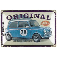 nostalgic-art-mini-the-british-classic-targa-in-metallo-20x30-cm image 2