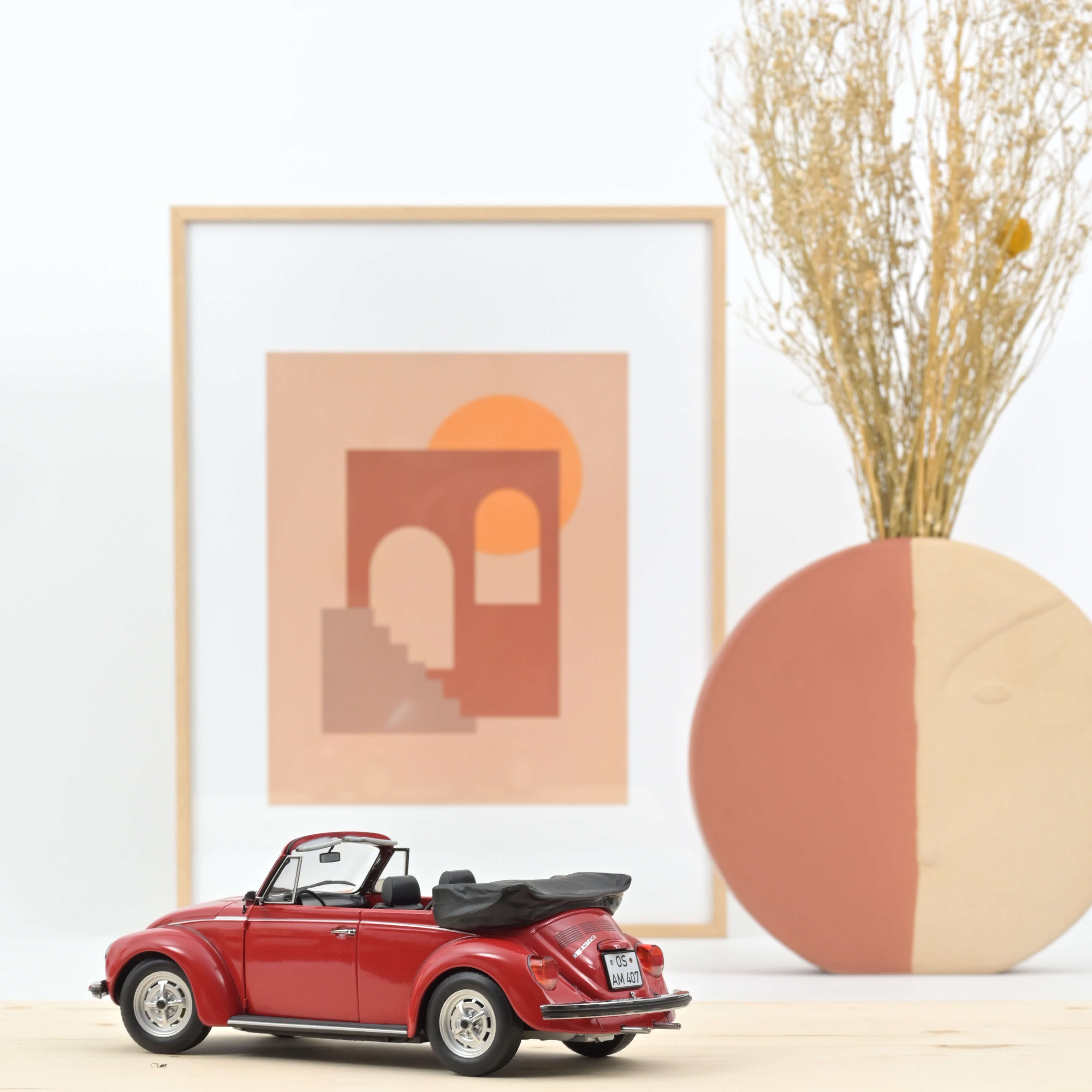 norev-vw-1303-cabriolet-1976-rouge-modellino-auto-1-18-edizione-limitata-200-pcs image 2