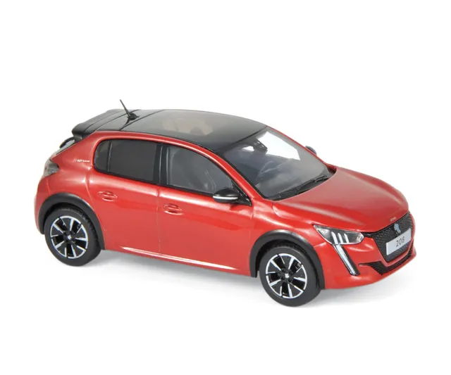 norev-peugeot-208-gt-line-2019-rouge-elixir-1-43-modellino-die-cast image 1