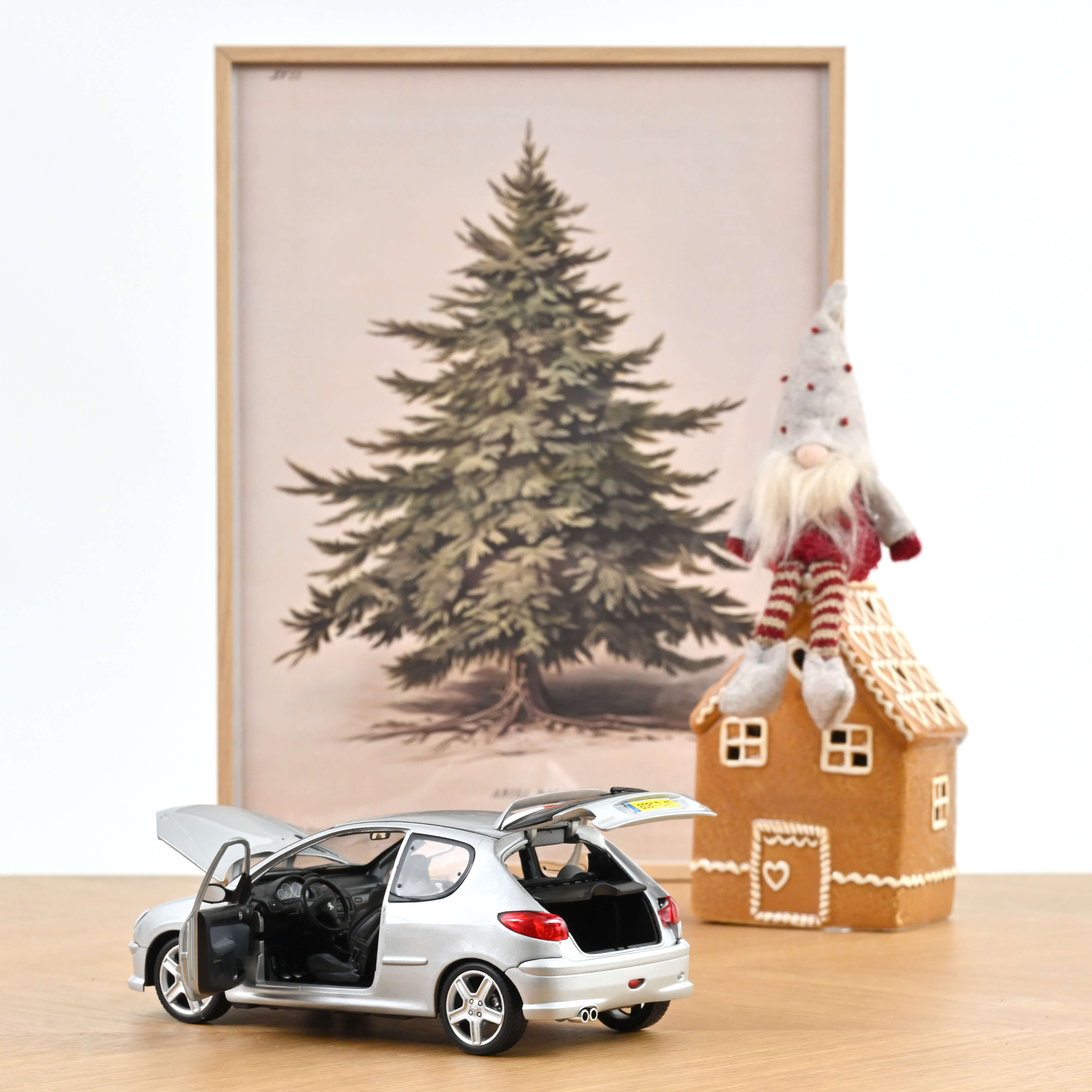 norev-peugeot-206-rc-2003-modellino-auto-1-18-argent-aluminium image 2