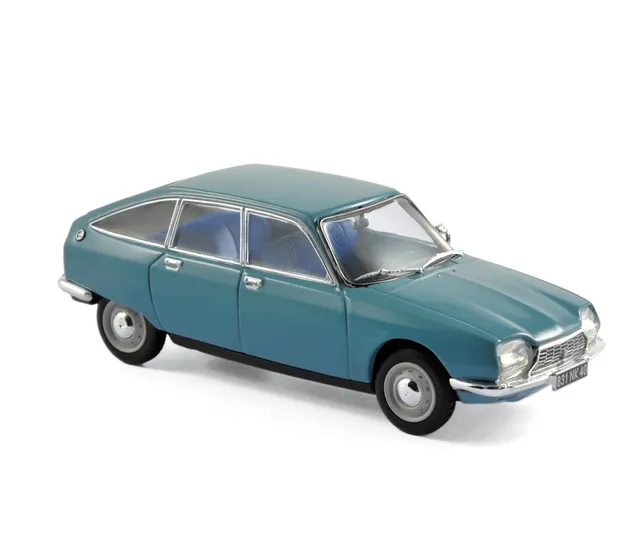 norev-citroen-gs-1971-blu-camargue-modellino-auto-1-43 image 1
