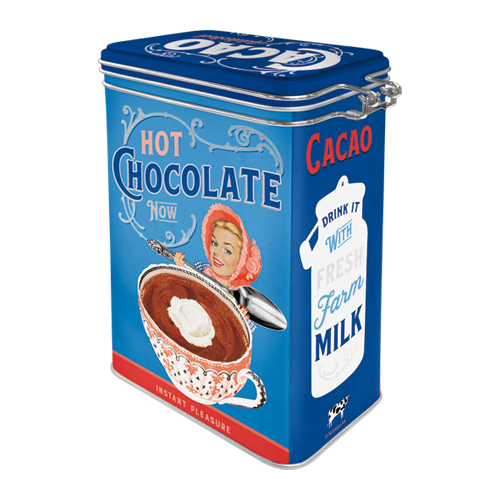nostalgic-art-cacao-addicted-scatola-metallica-con-coperchio-a-clip-7-5x11x17-5- image 3