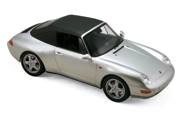 norev-porsche-911-cabriolet-1994-argent-modellino-auto-1-18 image 1