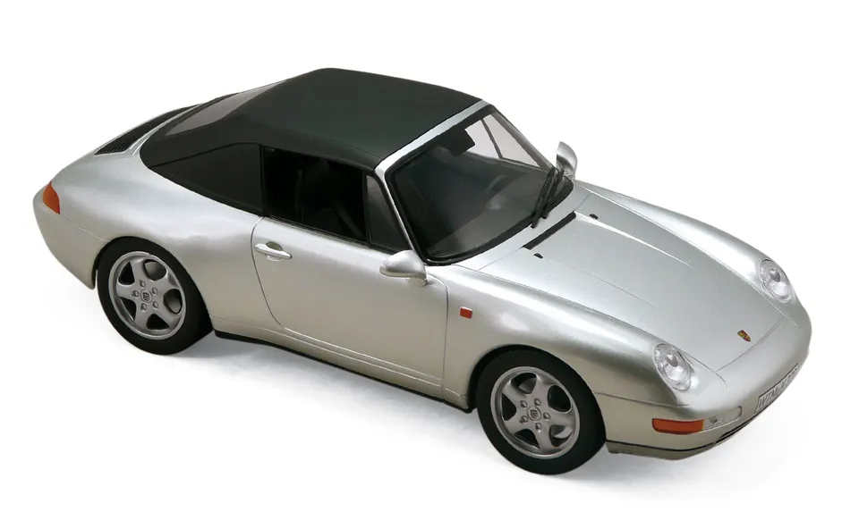 norev-porsche-911-cabriolet-1994-argent-modellino-auto-1-18 image 1