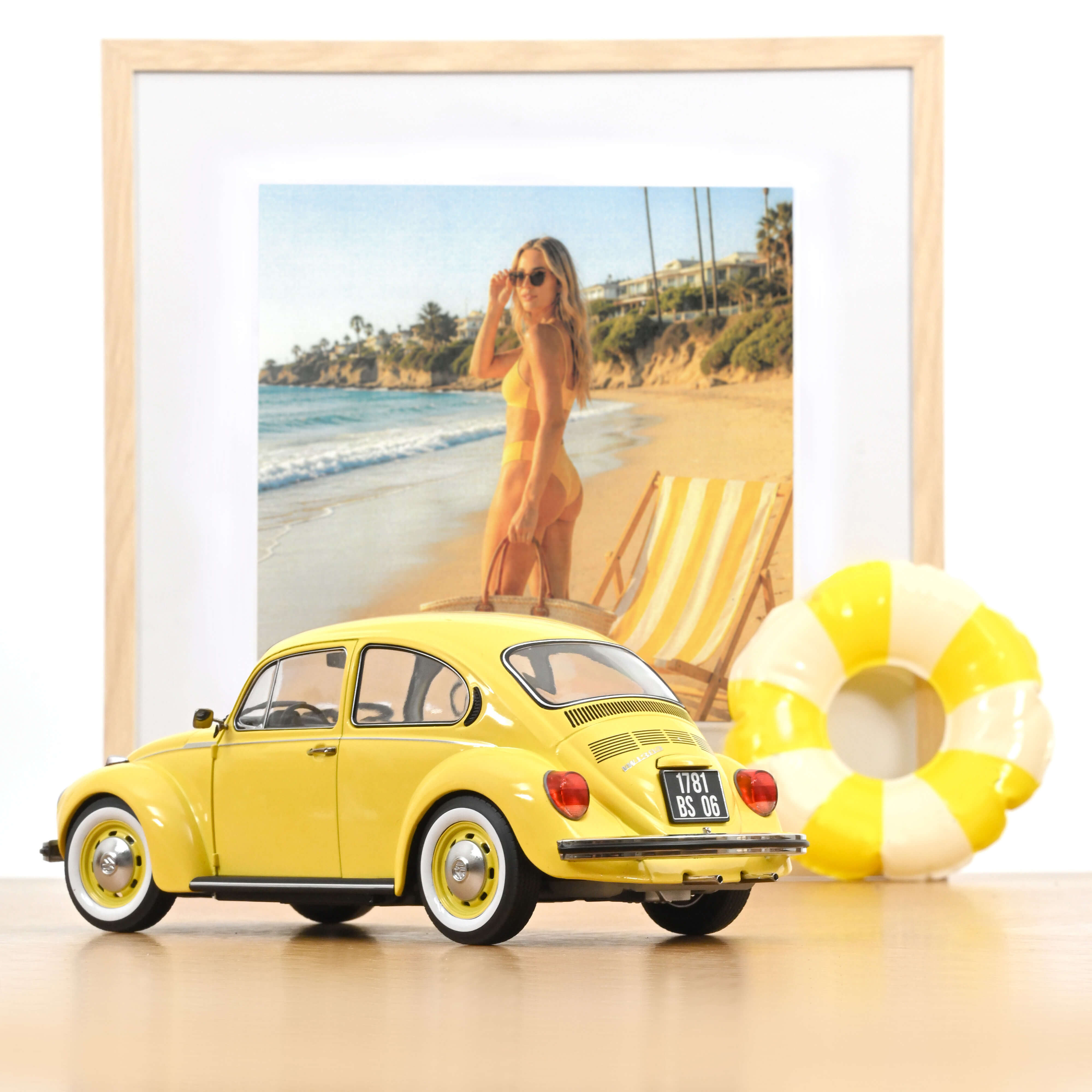 norev-vw-1303-coccinelle-1973-modellino-auto-1-18-giallo-pastello image 2