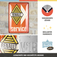 nostalgic-art-renault-service-insegna-in-metallo-20x30-cm image 3
